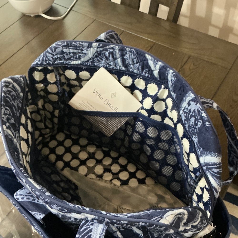 Vera Bradley baby bag, new with tags includes matching changing pad